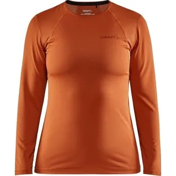 Běžecké oblečení Běžecké tričko Craft ADV Essence LS W - oranžové Velikost textilu: S