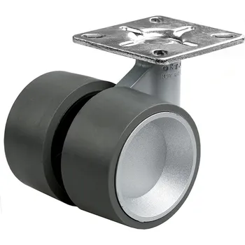 Pojezdové kolečko OGTM Kolečko Formula 60 mm otočné s brzdou šedé