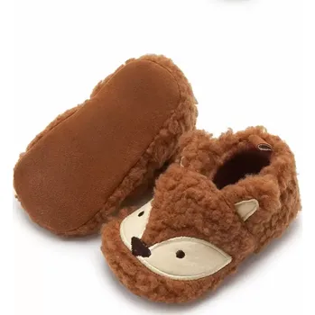 Kojenecké oblečení Teplé capáčky - LIŠKA - HNĚDÁ 2 (12-18m) (Značka: BABY)