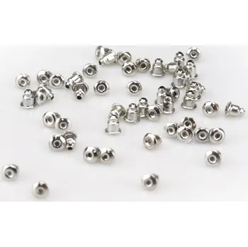 Náušnice Pro Háčkování Náušnicová zarážka 6 x 5 mm, ocel 50 ks