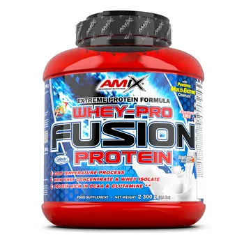 Amix Whey Pure Fusion Protein 2300 g, jahoda