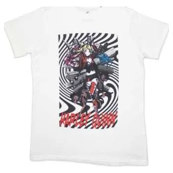 Pánské tričko Merch Dc Comics: Dc Comics Unisex T-shirt: Harley Quinn Spiral (xx-large) XXL