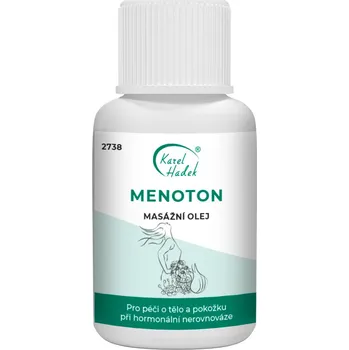 Masážní přípravek Aroma KH Karel Hadek Masážní olej MENOTON při menopauze Objem: 100 ml
