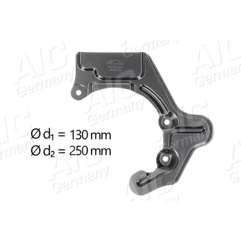 Brzdový kotouč Ochranný plech proti rozstřikování, brzdový kotouč AIC 56158