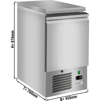 Lednice G.Gastro Commercial Refrigerated Worktable ECO - 450x700 - 1 Door