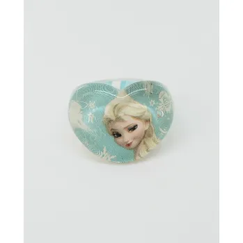 Prsten Prstýnek - LEDOVÉ KRÁLOVSTVÍ SRDÍČKO - Elsa modrý - S vadou 2 (Značka: ZHEJIANG)