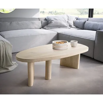 Konferenční stolek DELIFE Konferenční stolek Wido 110x50 cm mango bílý wash