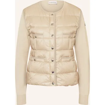 Moncler Dámský Pletený Kardigan Ze Směsi Materiálů, světle...