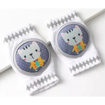 Chránič kolene Nákoleníky - KOČIČKA - Bílé (Značka: HARKO)