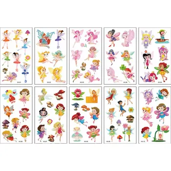 Odstranitelné tetování Dětské dočasné tetování - LESNÍ VÍLY (Značka: SPADABRAVO)