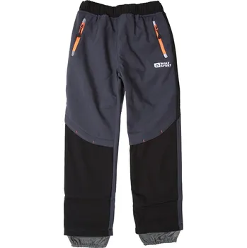 Chlapecké kalhoty Dětské softshellové kalhoty Wolf B2196 s fleecem šedé