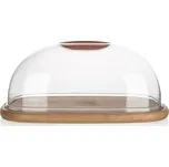 Banquet Servírovací prkénko s poklopem transparentní 31x14x23 cm