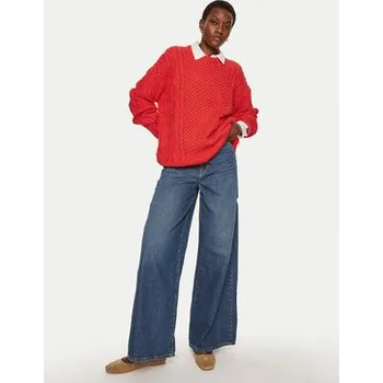 Dámský svetr STAUD Svetr Tracy R24P3117CA Červená Oversize S