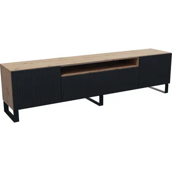 Jídelní stůl Furniture RTV Remo 180 cm Černá - Dub artisan