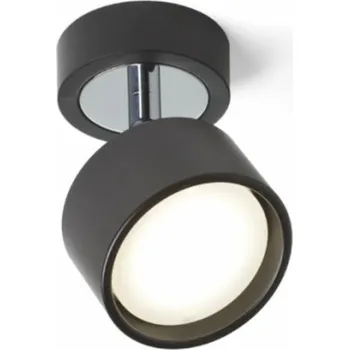 Bodové svítidlo RENDL PIXIE náklopná černá chrom 230V LED GX53 7W R11773