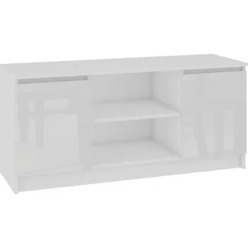 Jídelní stůl TV stolek RTV 120 lesklá bílá