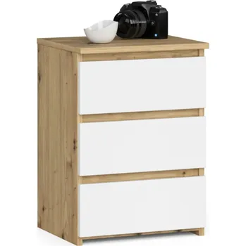 Nábytek Komoda CL3/40 - dub sonoma/bílá