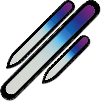 Dekorativní kosmetika Mont Bleu Sada 3 barevných skleněných pilníku na nehty R-BMS03