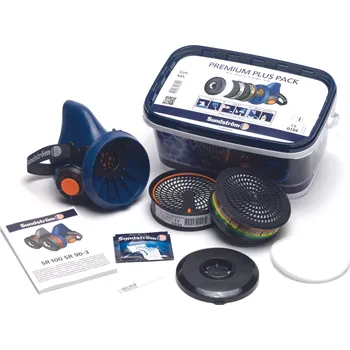 Plynová maska SUNDSTRÖM PREMIUM PLUS PACK - SR 100/SR 297 A1/SR 510/ SR 221/předfiltr