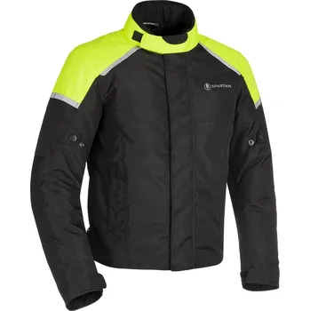 Moto bunda OXFORD SPARTAN Bunda na motorku Oxford Spartan Short WP černo-fluo žlutá S