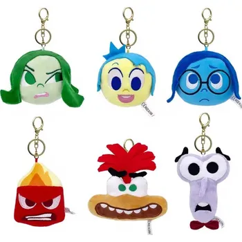 plyšák Disney V hlavě 2 (Inside Out 2) plyšové postavičky - přívěsky na klíče Varianta: inside out 6pcs (sada 6 ks)
