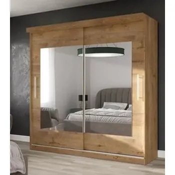 Šatní skříň Šatní skříň Sino 203 dub tmavý, dub lefkas tmavý