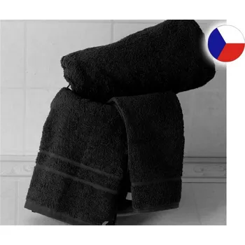 Ručník Froté ručník 50x100 RUJANA 400g Pruh černý