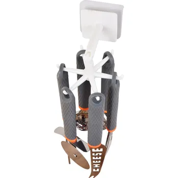 Kolotoč nad postýlku Závěsný kolotoč | 6 otočných háčků na kuchyňské náčiní Dedra