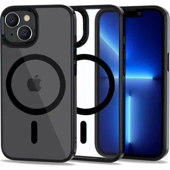 Pouzdro na mobilní telefon KRYT TECH-PROTECT MAGMAT MAGSAFE IPHONE 14 BLACK/CLEAR