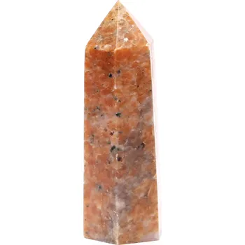 Drahý kámen Magieprirody.cz Obelisk Sluneční kámen špice 100 g - 8,2 cm #D60