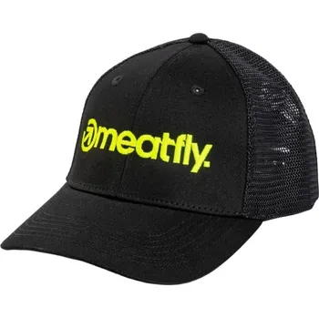 Kšiltovka Kšiltovka Meatfly MF Logo Trucker černá/žlutá One Size