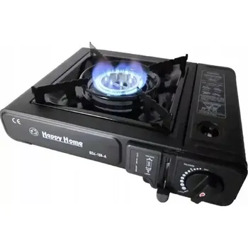 Cestování Přenosný plynový vařič v kufříku Happy Home BDZ-155-A