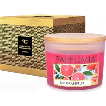 Svíčka RED GRAPEFRUIT | sójová svíčka | 2 knoty | PARFUMIA® | 400 ml Dedra