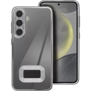 Pouzdro na mobilní telefon Pouzdro Coolcase Glam - Samsung Galaxy A34 5G - stříbrné (Pouzdro na záda COOLCASE GLAM pro mobil Samsung Galaxy A34 5G stříbrné)