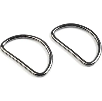 Polokroužek šíře 50 mm, malé, 4 nikl černý