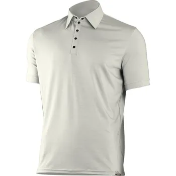 Pánské tričko ELIOT pánská merino polo triko - Bílá 0101 / L / Bílá