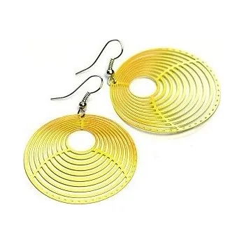 Náušnice Prosperk Náušnice plastové tenké žluté S0692