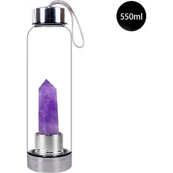 Osvěžovač vzduchu Prosperk Skleněná láhev na vodu Ametyst S0317