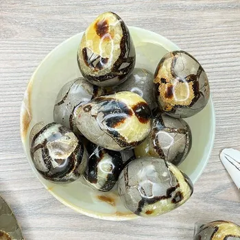 Septárie vajíčko bytová dekorace 5,5 cm cca 4,5 x 5,5 cm