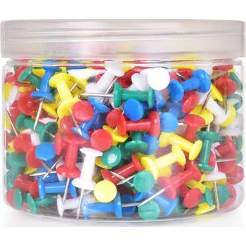 Kancelářský nábytek OFFICE | 400 ks připínáčků | pro nástěnky, korkové tabule & plánovače Dedra