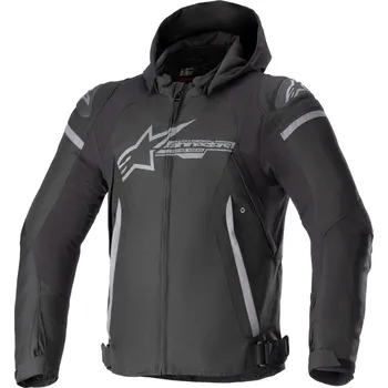 Moto bunda Bunda na motorku Alpinestars Zaca Waterproof černo-tmavě šedá