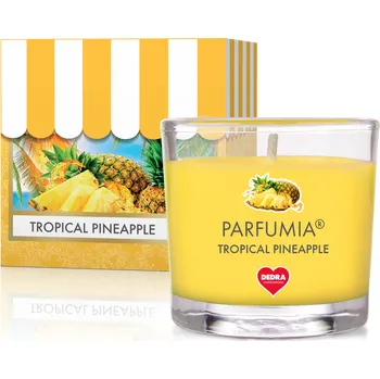 Svíčka TROPICAL PINEAPPLE | votivní sójová svíčka | PARFUMIA® | 55 ml Dedra