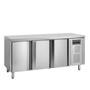 Lednice TEFCOLD BK310 – Pekařský chladicí stůl, 3-dveřový, 565 l, nerezový