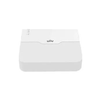Záznamové zařízení UNIVIEW NVR, 4 PoE (Max 54W) kanálů, H.265, 1x HDD, max 8 MP,
