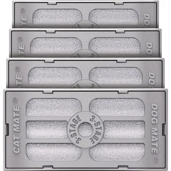 fontána pro kočku Cat Mate Muschel - fontána - 4-dílné balení filtrů Cat Mate