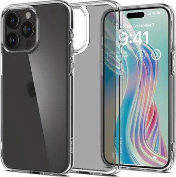 Pouzdro na mobilní telefon KRYT SPIGEN ULTRA HYBRID IPHONE 15 PRO FROST CLEAR