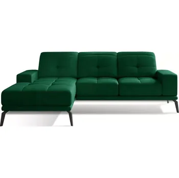 Sedací souprava Rohová sedací souprava Tempo, levá, zelená (Monolith 37)