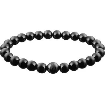 Náramek Náramek Zippo 45082 s polodrahokamem achátem a kameny z nerezové oceli,