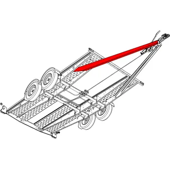 Příslušenství pro přívěs Oj VAPP PA 2,5 m pravá