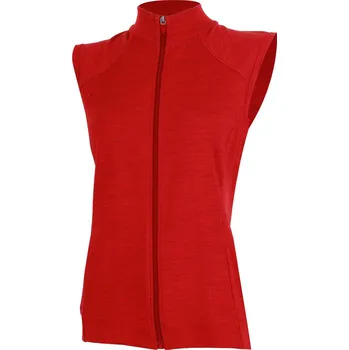 Dámská vesta WESA dámská merino vesta - Červená 3163 / S / Červená